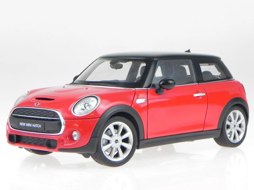 Mini Cooper S Typ F56 red modelcar 18050 Welly 1:18 - Image 3 of 4