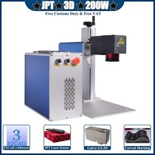 JPT 200W 3D MOPA Fiber Laser Marking Machine ...