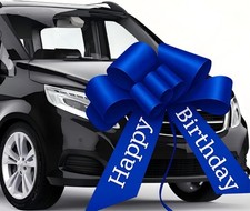 Big Happy Birthday Car Bow, 30 Inch Giant Bow for Car, Large Giant Car Bow for P