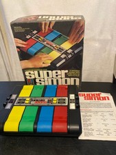 VERY NICE 1979 SUPER SIMON Electronic Game by Milton Bradley WORKING SEE VIDEO