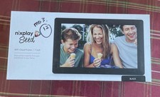 Nixplay Picture Frame Seed 7 Inch WiFi Cloud Frame Picture Display Black