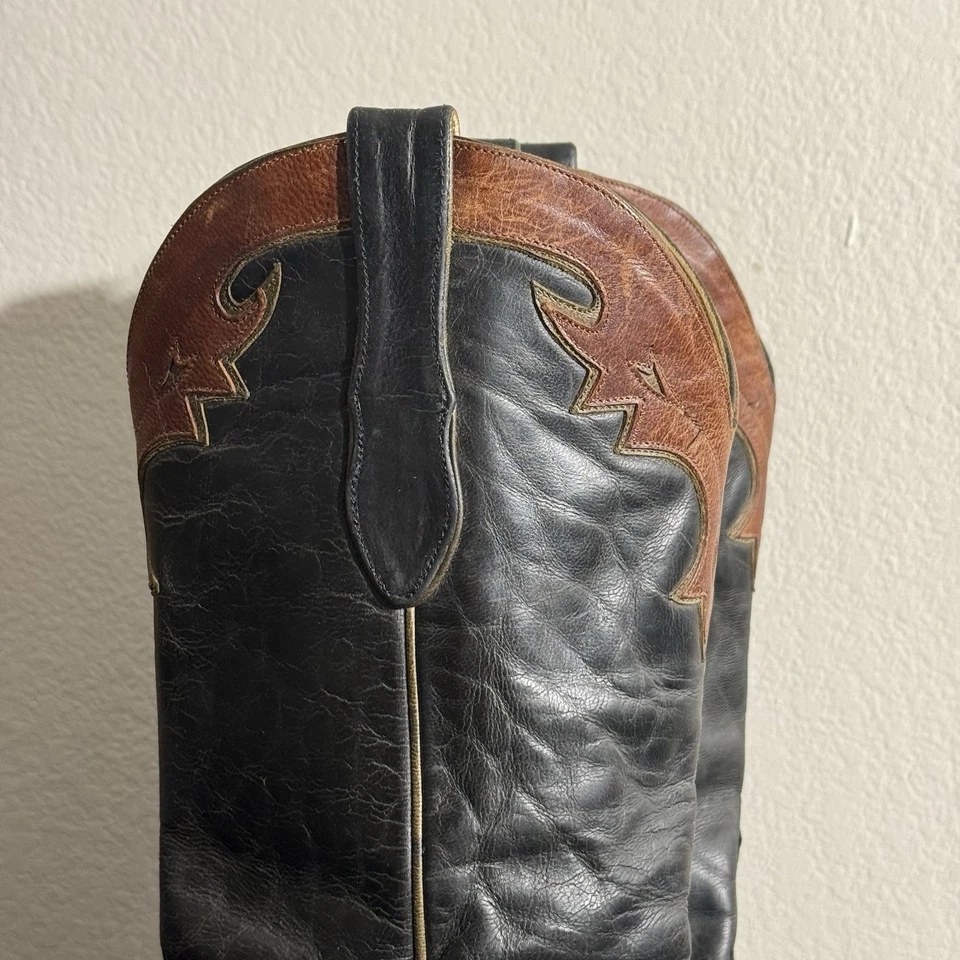 Old Gringo Viridiana Western Botas de Vaquero Cuero Negro 10D Punta Corta Foto 4 de 4