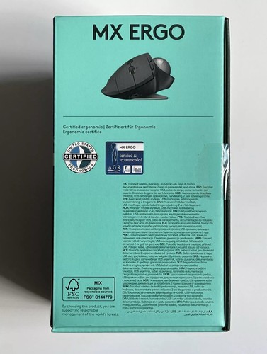 Logitech MX Ergo (910-005179) Wireless Trackball - Graphite Brand New - Picture 7 of 7