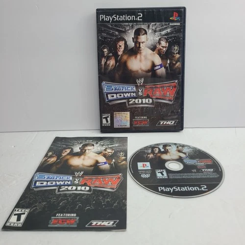 WWE Smackdown vs. Raw 2010 (Sony PlayStation 2, 2009) Complete CIB