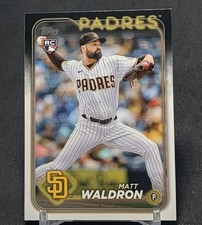 Matt Waldron Rookie RC 2024 Topps Series 1 Baseball Card #162 San Diego Padres. rookie card picture