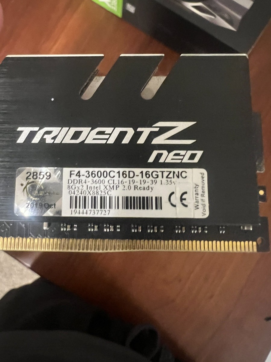 G.SKILL TridentZ NEO DDR4 16Gb (2x8GB) 3600MHz F4-3600C16D-16GTZNZ