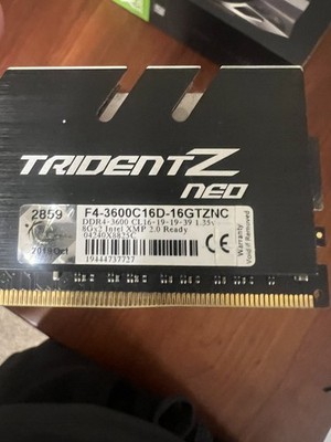 G.SKILL TridentZ NEO DDR4 16Gb (2x8GB) 3600MHz F4-3600C16D-16GTZNZ