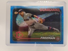 2024 Topps Series 2 - Tyler Freeman #353 Blue Foil /999