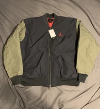 Nike Jordan Renegade Jacket Off Noir/Medium Olive HQ2664-045 Men's Size XL NEW