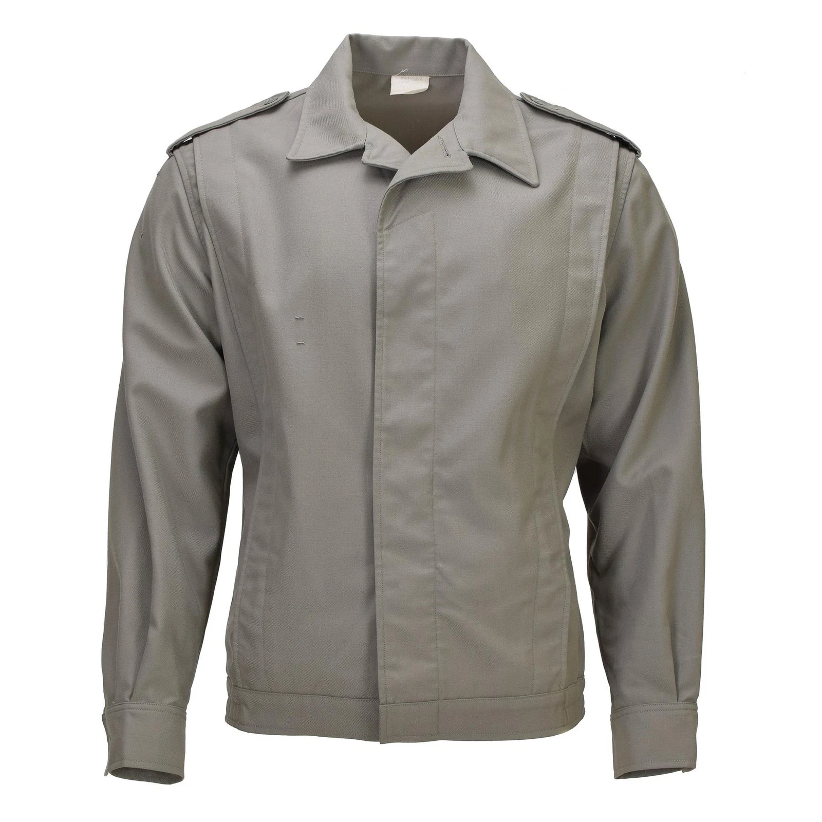 Genuine French Army Military Jacket Classic Elasticated Hem Grey