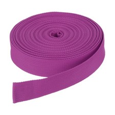 10Yard x 1 Inch Width Nylon Webbing Strap Poly Flat Webbing Strapping Purple Red