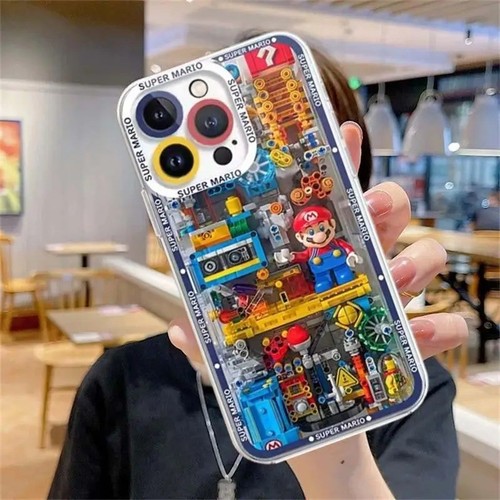 Super Mario Bros Game Case für iPhone 15-16 Pro Max Plus Hülle Kostenloser Versand - Bild 3 von 9