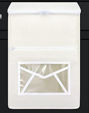 Cream Color Indoor Letter Box Post Catcher Felt Mail Cage for UPVC & Wood Doors