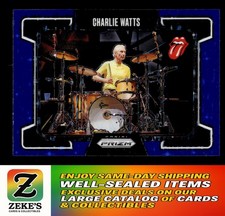 2025 Panini Prizm The Rolling Stones #98 CHARLIE WATTS BLUE PRIZM