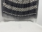 Louis Vuitton Silk Blend Black Gray Checker  Large Neck Scarf Shawl Wrap 27”x63” — photo 7