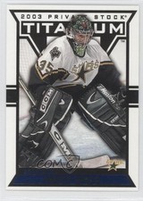 2002-03 Pacific Private Stock Titanium Blue 338/450 Marty Turco #33 0c2