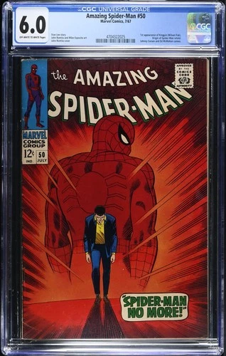 Amazing Spider-Man #50 - Marvel Comics 1967 CGC 6.0 1st appearance of Kingpin (W
