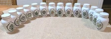 The Franklin Mint Gloria Vanderbilt Concepts Spice Jars 1985 Set Of 14