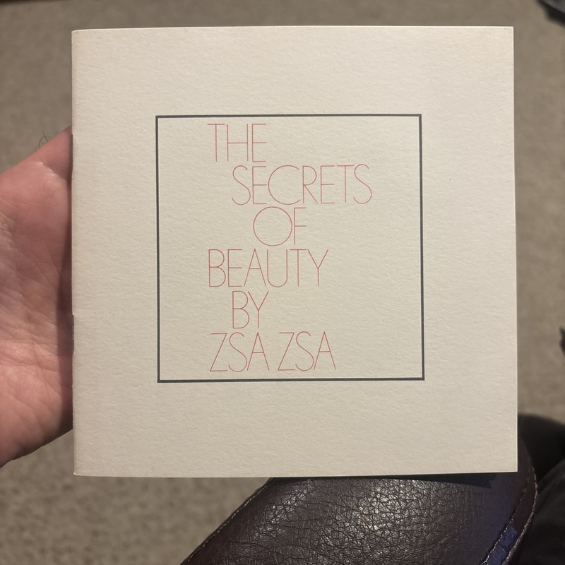 Vintage Zsa Zsa Gabor The Secrets of Beauty Advertisement Zsa Zsa LTD. Booklet