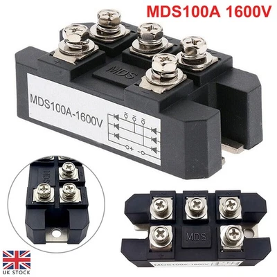MDS 100A 1600V Three/3-Phase Diode Bridge Rectifier Power Durable Module Board