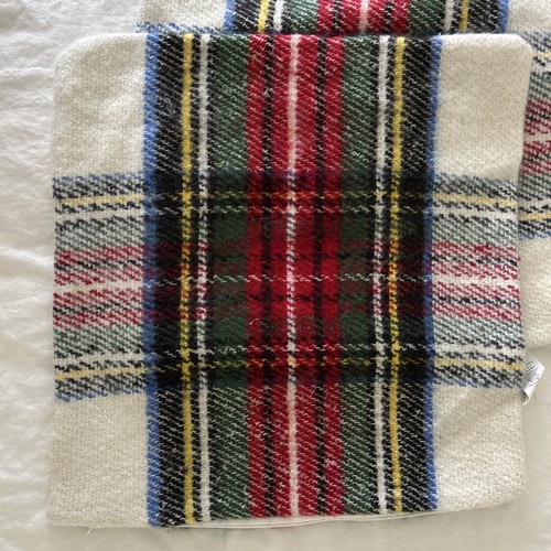 POTTERY BARN PLAID flauschige Kissenbezüge 19,5 x 20 Zoll - Bild 1 von 3
