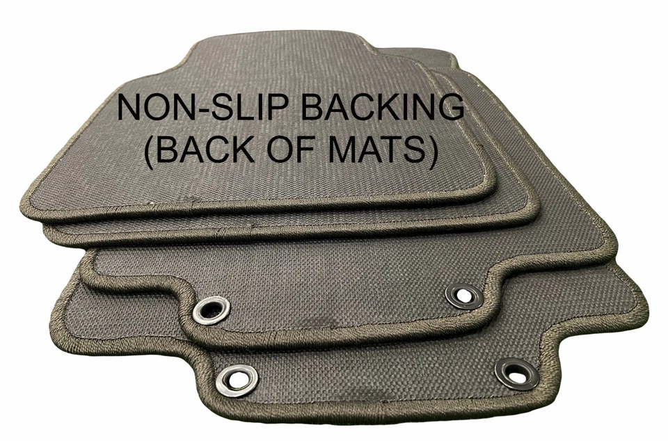 2005 - 2009 Jaguar XJ8L XJ8 LWB Super V8 Floor Mats 4 Pc Mat Set Dark Gray COLOR - Image 4 of 4