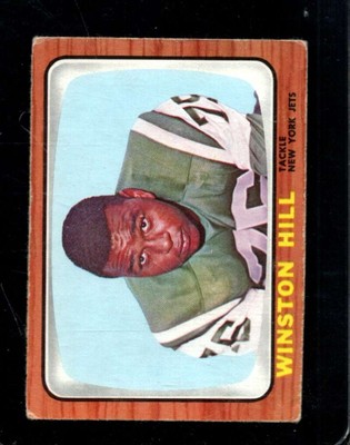 1966 TOPPS #92 WINSTON HILL GOOD+ NY JETS *AZ6768