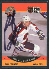 Ron Francis Cards, Rookie Card and Autographed Memorabilia Guide 8