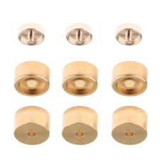 9PCS Brass Trumpet Valve Finger Buttons Trumpet Accessories Musical Instrument
