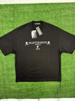 Mastermind World Felt Sparkle Logo Black T-Shirt Size Small (MSRP: $895.00)