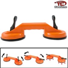  2 4 1/2" Double Suction Cup Dent Puller Glass Carrying Handle Repair