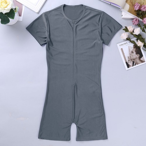 Camicia uomo sottomaglie body bottoni a pressione all'uncinetto pezzo unico body sexy - Foto 43 di 68
