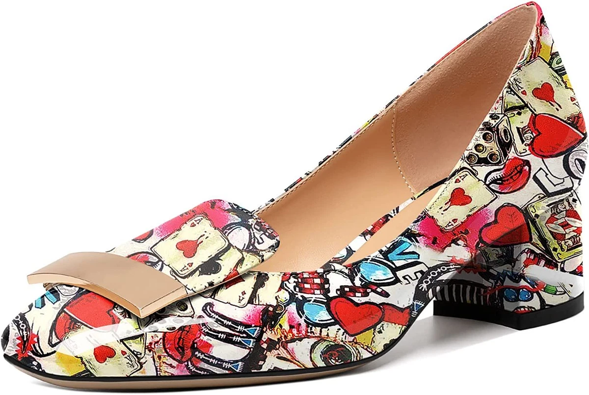 2 inch hot sale block heel pumps