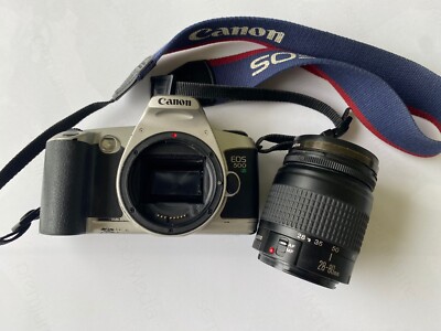 EOS 500 N Analog Spiegelreflex + Canon EF 28-80mm 1:3.5-5.6 Objetkiv + Filter