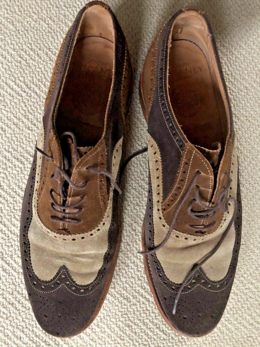 Joseph Cheaney & Sons US 10, UK 9F Brown Multi Suede James II