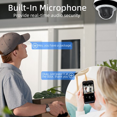 Cámara IP Hikvision DS-2DE2A404IW-DE3/W(C0)(S6)(C) 4MP 4X Zoom Wi-Fi PTZ + Soporte - Imagen 5 de 14