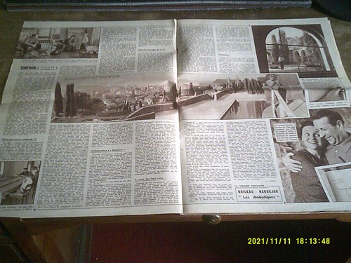 2 ARTICLES SIMENON UN MONSTRE GENIAL ET TENDRE 1957 ET 1967 - Picture 2 of 5