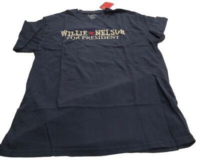 American Needle Men's Navy Willie Nelson For President T-Shirt XL