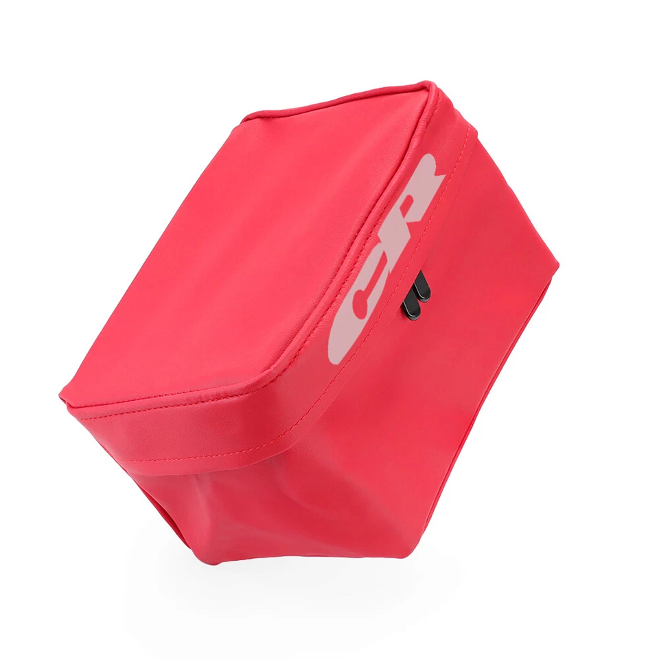 Paquete de guardabarros rojo bolsa de herramientas guardabarros para HONDA CR80R CR85R CR125R CR250R CR500R Foto 4 de 4