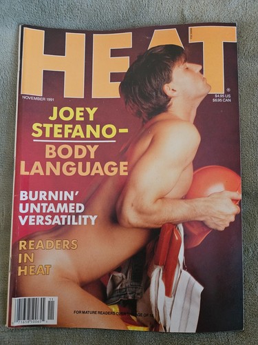 HEAT November 1991 Gay JOEY STEFANO Roberto Roma BOB FREE