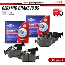 For 2001-2003 2004 2005 BMW 325i 325Ci E46 Front & Rear Ceramic Brake Pads