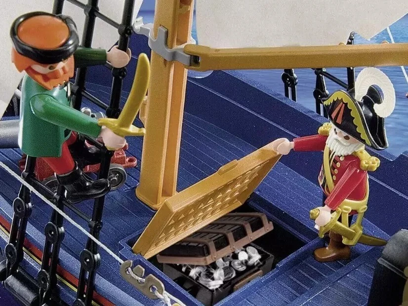 Playmobil 5810 Pirate Ship - Pirate Corsair Fun Imaginative Role-Play FREE POST - Image 4 of 4