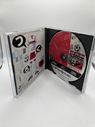 Vintage Sega Saturn Game J Pro League Soccer 1-2 Japan Import Retro Sport JP Fun - Picture 6 of 7