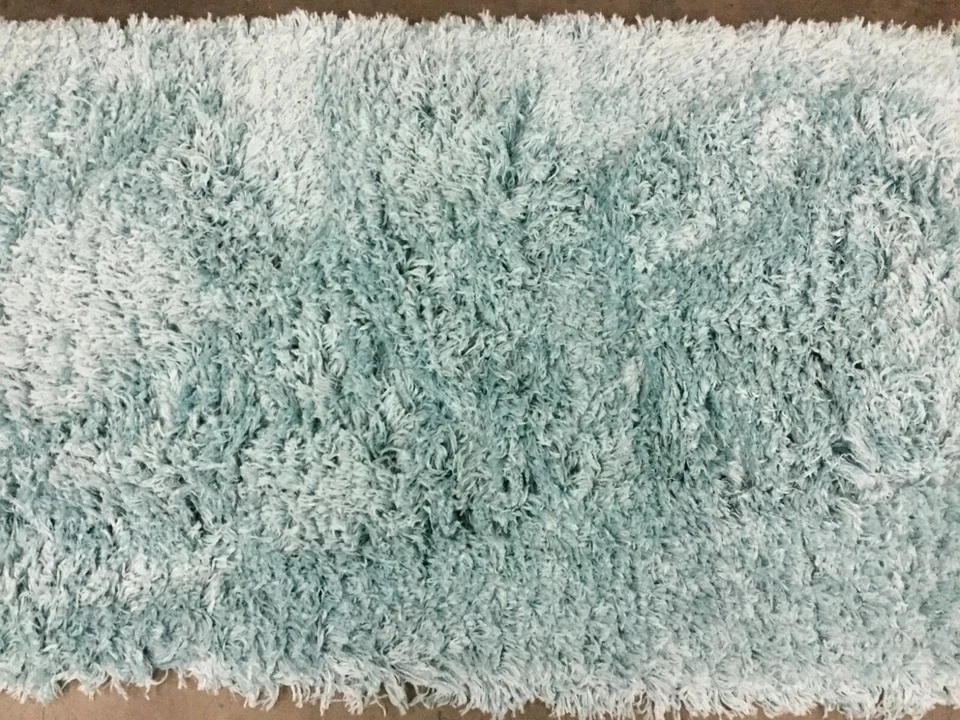 LIGHT TURQUOISE 2'-3" X 12' Back Stain Rug, Reduced Price 1172635889 PSG800T-212 - Image 3 of 4