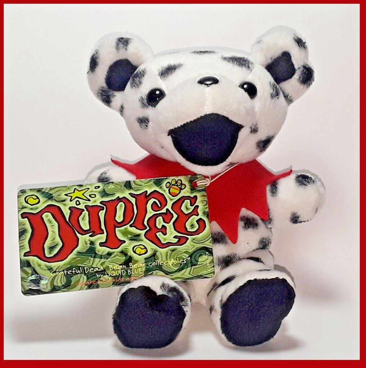 Grateful Dead PLUSH Dancing BEAR Beanie Baby DUPREE 2nd Ed B Day