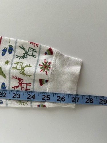 Hanna Andersson Organic Cotton Pajama Set Kids Size 12 Reindeer Winter Holiday - Picture 13 of 13