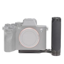 Universal L-Shaped Bracket Holder with Handle Grip for DSLR Camera Stabilizer