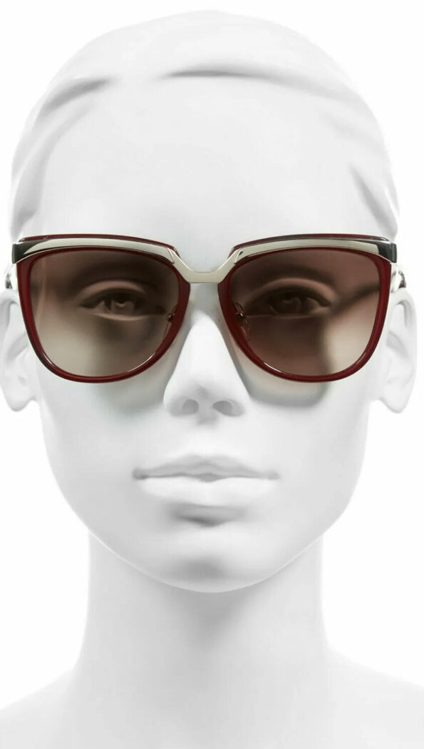 NWT! MCM Sunnies with case​​​ MCM Square Sunglasses Shades MCM162S 519 Gold/Havana Case  main image 3
