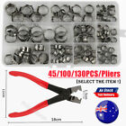 <!--F#f_0-->45/130x Hose Clamp Single Ear Stainless Steel Clip Crimp Air Water Fuel Pipe Set<!--F/-->