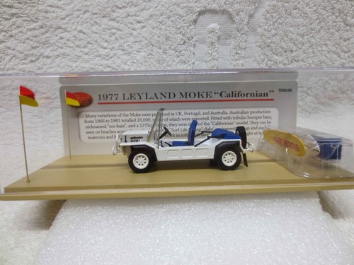 MINI MOKE CALIFORNIAN LEYLAND MORRIS WHITE TRAX TRR04B 1:43 SCALE